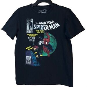 Marvel Black Spider-Man Short Sleeve Tee